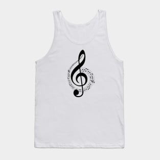 Funny Music Design Tank Top